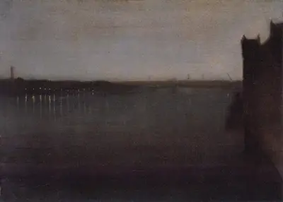Nocturne, Grey and Gold James Whistler